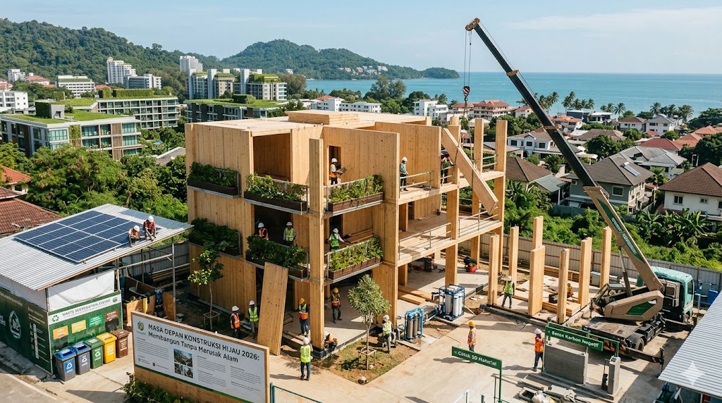 Masa Depan Konstruksi Hijau 2026: Membangun Tanpa Merusak Alam