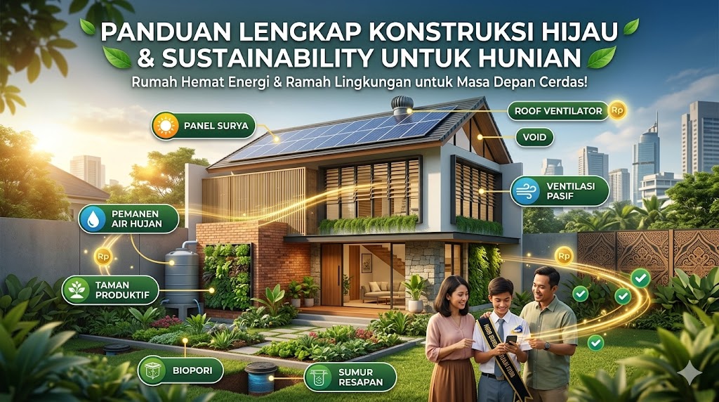 Panduan Lengkap Konstruksi Hijau & Sustainability untuk Hunian