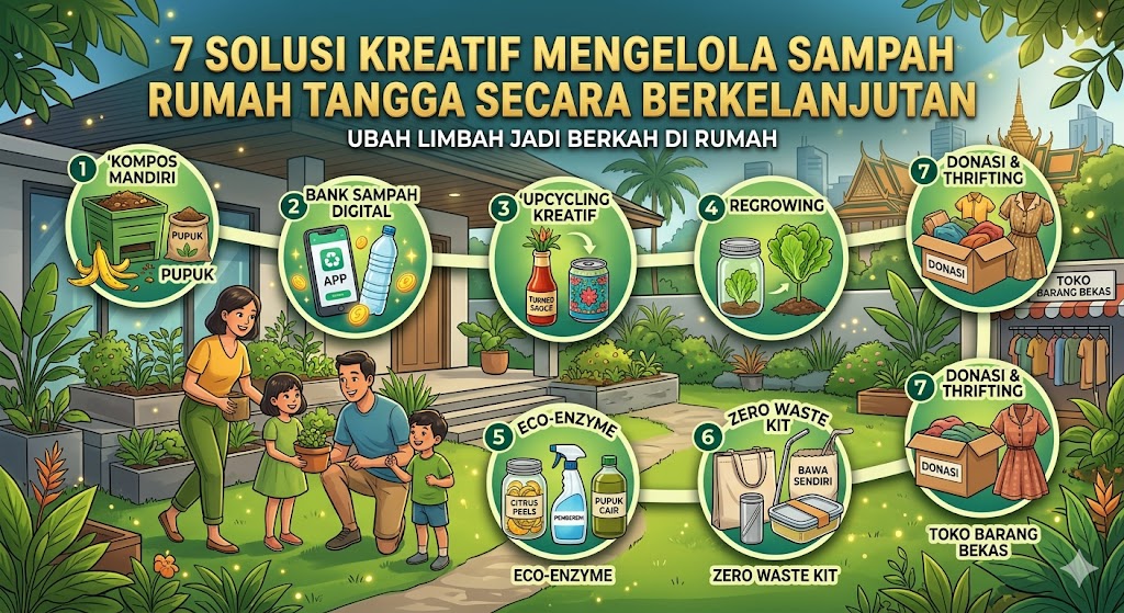 7 Solusi Kreatif Mengelola Sampah Rumah Tangga Berkelanjutan
